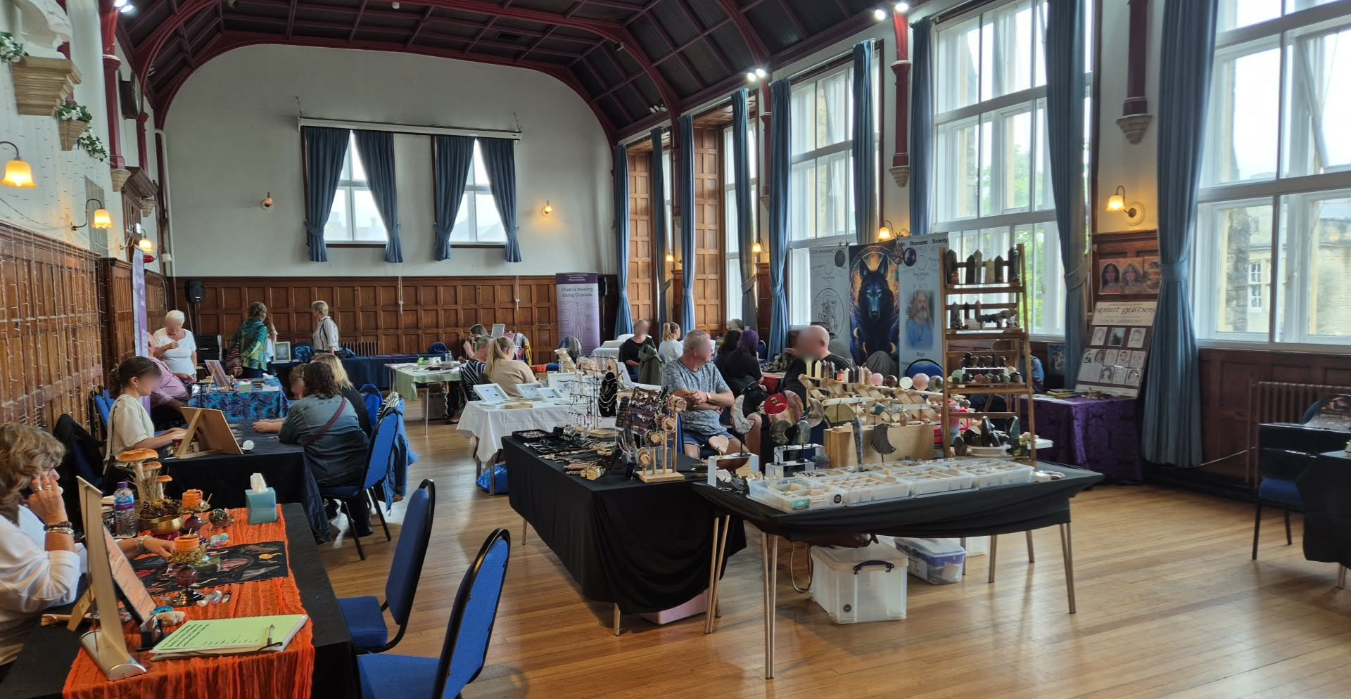 A recent fayre at Calne Town Hall